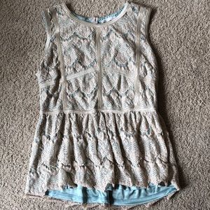 InLUV 1X gorgeous lace top